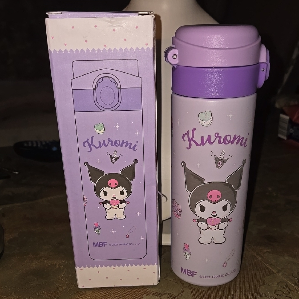 Kuromi Purple Thermos by